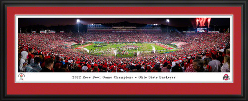 2022 Rose Bowl Game Victory Celebration Panoramic Picture - Ohio State Buckeyes