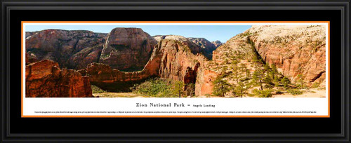 Zion National Park Panoramic Picture - Angels Landing