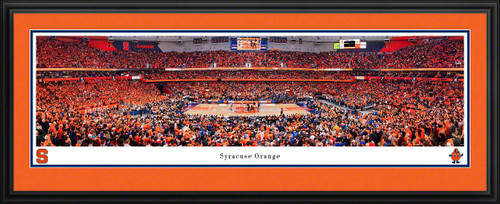 Syracuse Orange Basketball Panoramic Picture - Carrier Dome Fan Cave Decor