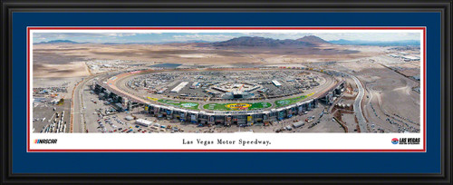 Las Vegas Motor Speedway Panoramic Picture - NASCAR Aerial Fan Cave Decor