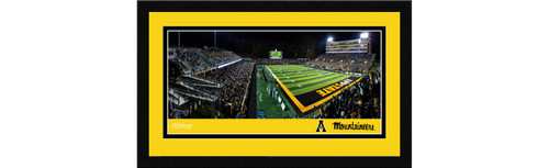 Appalachian State Football Framed Panoramic Picture - Kidd Brewer Stadium Wall Decor