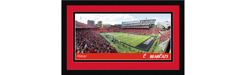 Cincinnati Bearcats Football Framed Panoramic Picture - Nippert Stadium Wall Decor