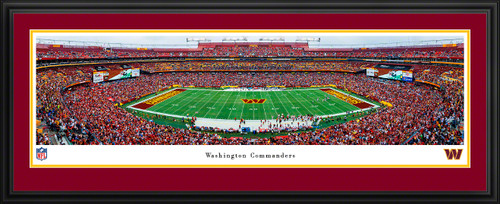 Washington Commanders Panoramic Picture - FedEx Field NFL Fan Cave Decor