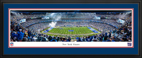 New York Giants Panoramic Picture - MetLife Stadium NFL Fan Cave Decor