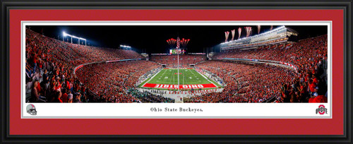 Ohio State Buckeyes Football End Zone Fan Cave Decor - Ohio Stadium Panoramic Picture