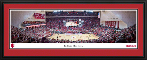 Indiana Hoosiers Basketball Panoramic Picture - Simon Skjodt Assembly Hall Fan Cave Decor