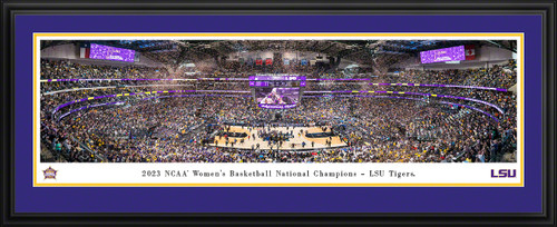 2023 NCAA Women's Basketball National Champions Panoramic Picture - LSU Tigers