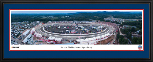 North Wilkesboro Speedway Panoramic Picture - NASCAR Fan Cave Decor