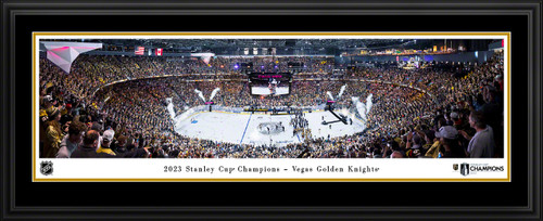 2023 Stanley Cup Champions Fan Cave Decor - Vegas Golden Knights Panoramic Picture