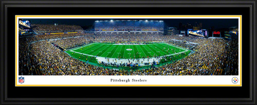 Pittsburgh Steelers NFL Fan Cave Decor - Acrisure Stadium Panoramic Picture