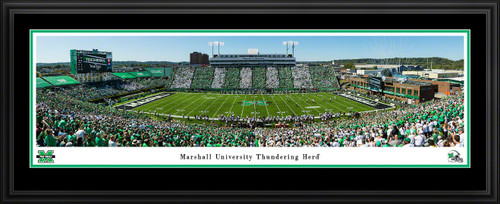 Marshall Thundering Herd Panoramic Picture - Joan C. Edwards Fan Cave Decor