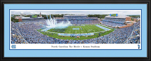 North Carolina Tar Heels Football Panoramic Picture - Kenan Stadium Fan Cave Decor