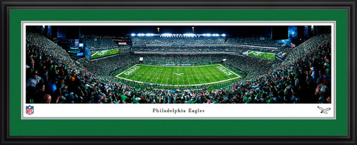 Philadelphia Eagles Throwback Game Panoramic Picture - NFL Lincoln Financial Field Fan Cave Decor