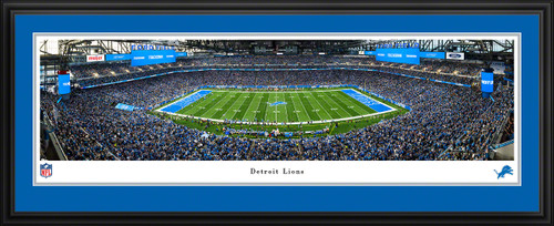 Detroit Lions Panoramic Poster - Ford Field