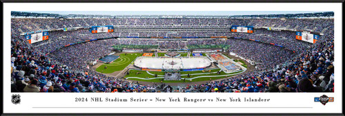 2024 NHL Stadium Series Panoramic Picture - New York Rangers vs. New York Islanders