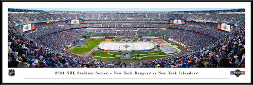 2024 NHL Stadium Series Panoramic Picture - New York Rangers vs. New York Islanders
