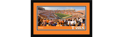 Tennessee Volunteers Football Framed Panoramic Wall Decor - Neyland Stadium Picture