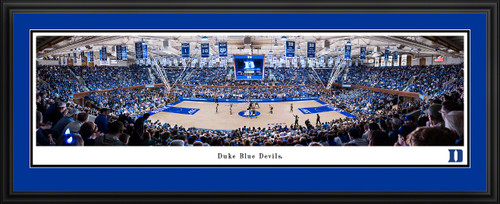 Duke Blue Devils Men's Basketball Panoramic Picture - Cameron Indoor Stadium Fan Cave Decor