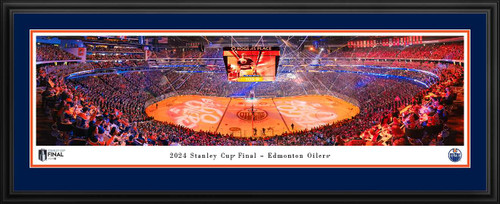 2024 NHL Stanley Cup Final Panoramic Picture - Edmonton Oilers Fan Cave Decor
