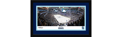 Seattle Kraken Framed Panoramic Picture - Climate Pledge Arena NHL Fan Cave Decor