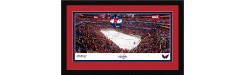 Washington Capitals Framed Panoramic Picture - Capital One Arena NHL Fan Cave Decor