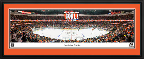 Anaheim Ducks Panoramic Picture - Honda Center NHL Fan Cave Decor