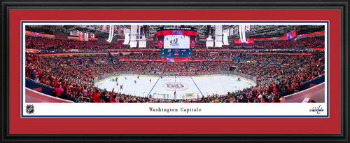 Washington Capitals NHL Fan Cave Decor - Capital One Arena Panoramic Picture
