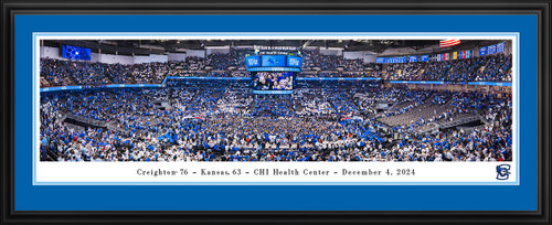 Creighton Bluejays Basketball Fan Cave Decor - CHI Health Center Panoramic Picture