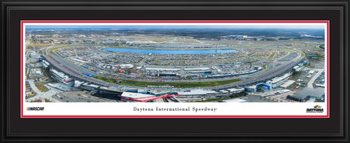 Daytona International Speedway Panoramic Picture - Daytona 500 NASCAR Fan Cave Decor