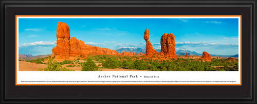 Arches National Park Panoramic Picture - Balanced Rock Wall Decor