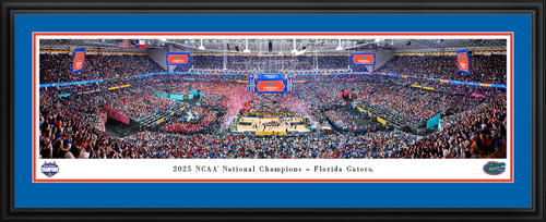 2025 NCAA Basketball National Champions Panoramic Picture - Florida Gators Fan Cave Decor