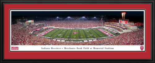 Indiana Hoosiers Football Panoramic Picture - Memorial Stadium Fan Cave Decor