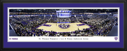 St. Thomas Tommies Men's Basketball Panoramic Picture - Lee and Penny Anderson Arena Fan Cave Decor