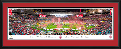 Indiana Hoosiers, 2025 Undefeated National Champions Panoramic Picture