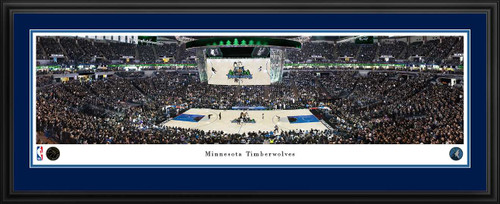 Minnesota Timberwolves Panoramic Picture - NBA Fan Cave Decor