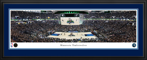 Minnesota Timberwolves Panoramic Picture - NBA Fan Cave Decor