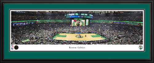 Boston Celtics Panoramic Picture - NBA Fan Cave Decor