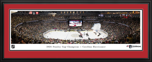 2026 NHL Stanley Cup Champions Panoramic Picture - Carolina Hurricanes Fan Cave Decor
