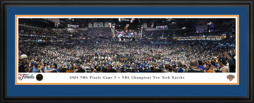 2026 NBA Champions Panoramic Picture - New York Knicks Print
