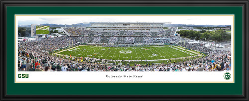 Colorado State Rams Football Panoramic Wall Art - Canvas Stadium Panorama