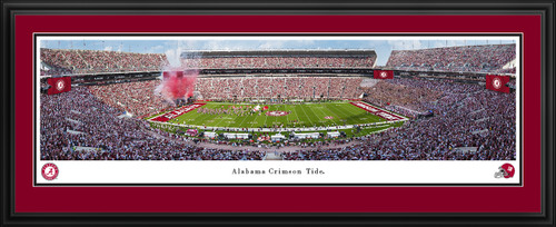 Alabama Crimson Tide Football Wall Decor - Bryant-Denny Stadium Panorama