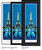 Eiffel Tower Panoramic Picture - Twilight - Vertical Panorama