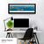 New York City Skyline Panoramic Wall Decor - Lower Manhattan, Liberty & Ellis Islands