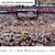 Arkansas Razorbacks Court Storming Panoramic Picture - Men's Basketball at Bud Walton Arena Fan Cave Decor