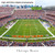 Chicago Bears End Zone Panoramic Picture - Soldier Field Fan Cave Decor