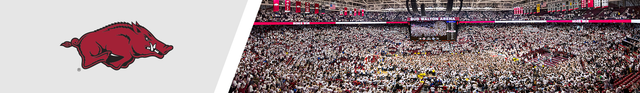 Arkansas Razorbacks College Sports Panoramic Posters - Fan Cave Decor