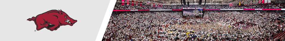 Arkansas Razorbacks College Sports Panoramic Posters - Fan Cave Decor