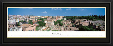 Rome, Italy City Skyline Panorama