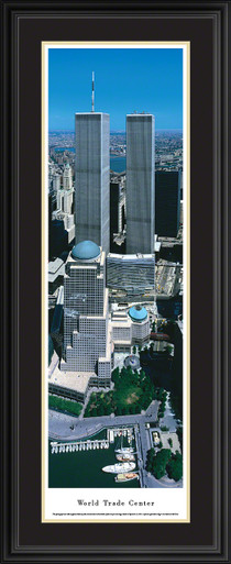 1987年製 WTCツインタワー 電飾パネル World Trade Center Panoramic Print