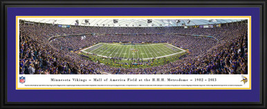 Minnesota Vikings White Out Game Panoramic Picture - NFL Fan